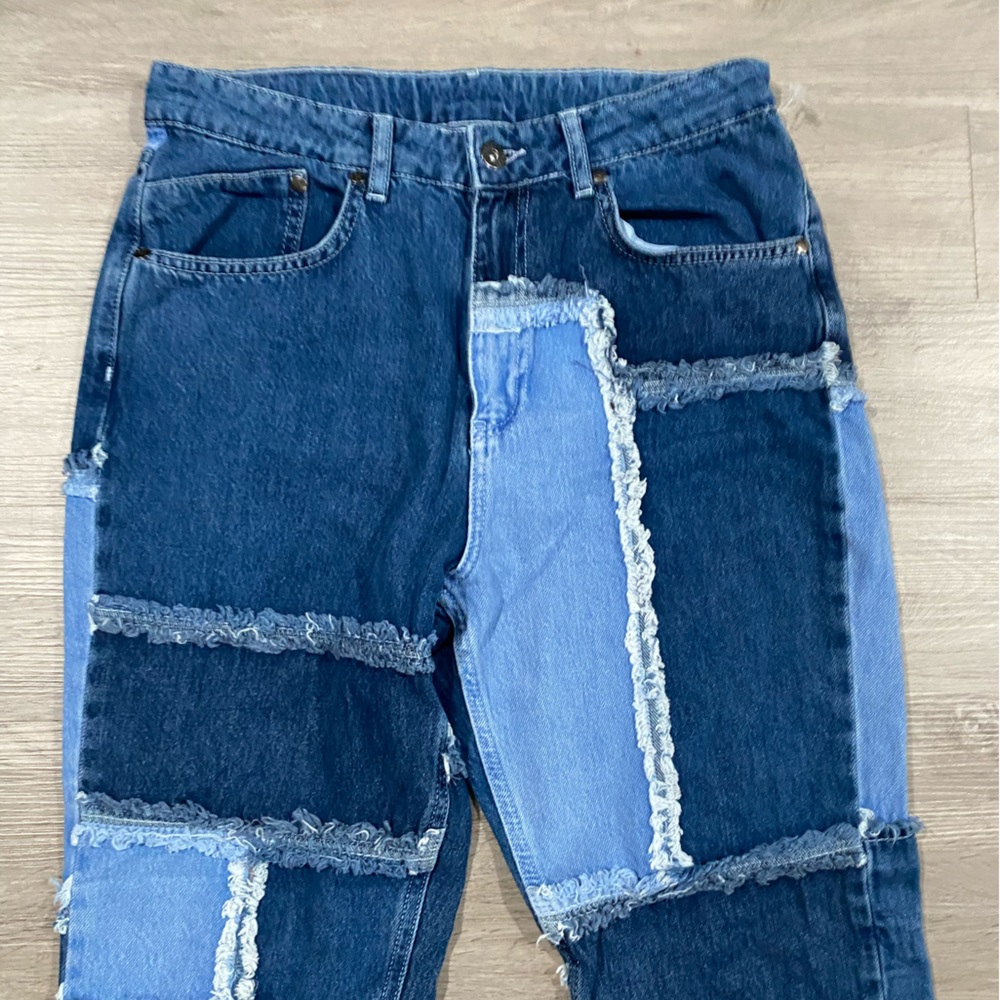 The Ragged Priest Rabble Patchwork Denim Jeans - Picture 3 of 7
